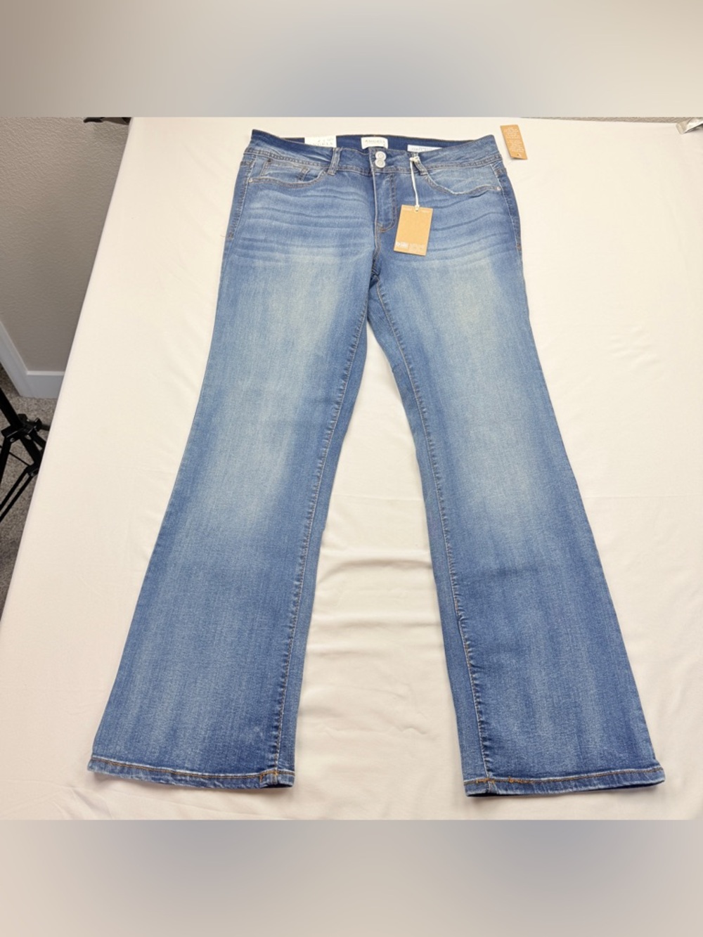 Angels Light Blue Flare Jeans